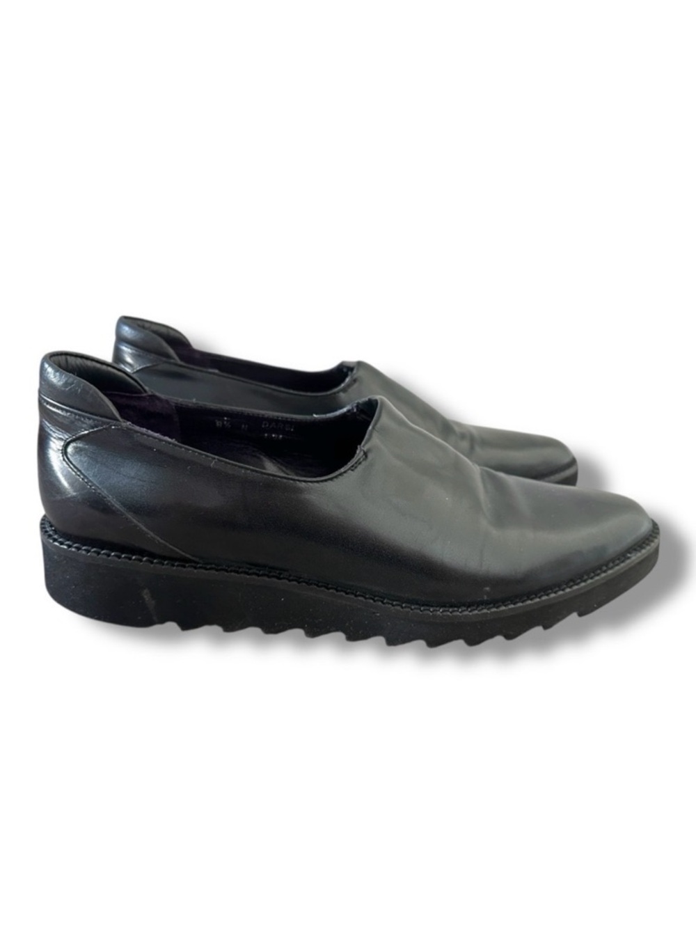 Donald J Pliner Sport Darsi Black Leather Loafer Slip On Shoe Women’s Size 8.5 N
